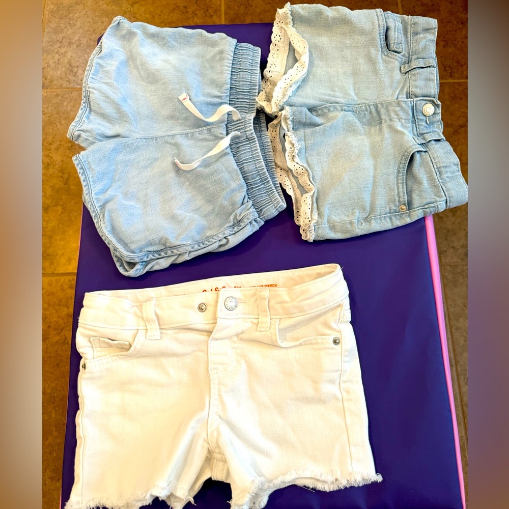 Girls denim shorts